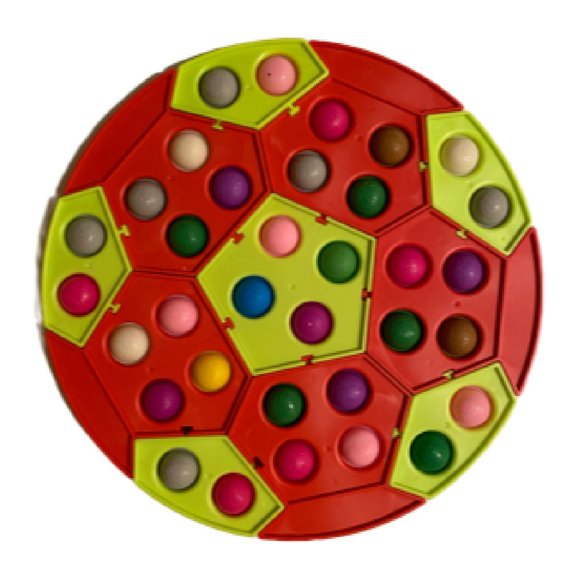 Jumbo Simpl Dimple Fidget Toy Soccer Ball Puzzle - Picture 1 of 1